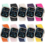 Cinturino in silicone con chiusura magnetica per Apple Watch