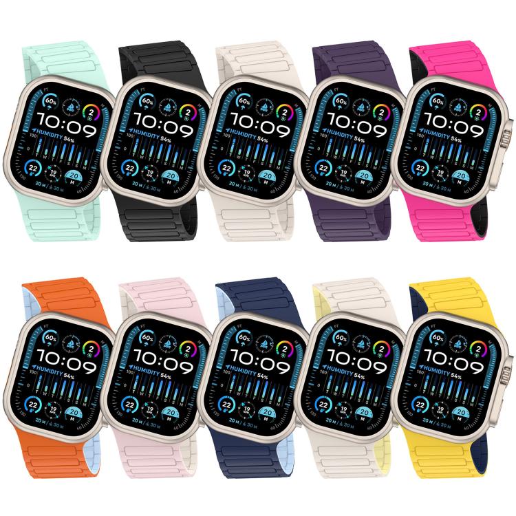 Cinturino in silicone con chiusura magnetica per Apple Watch