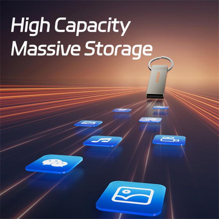 Chiavetta USB 2.0 HEYGATE TU20 in lega di alluminio 8-128GB