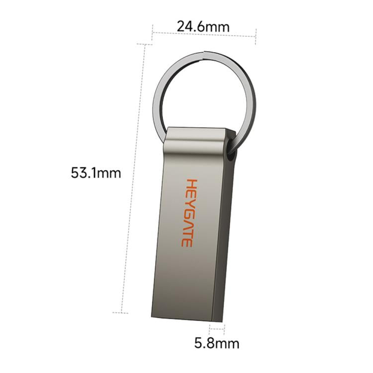 Chiavetta USB 2.0 HEYGATE TU20 in lega di alluminio 8-128GB