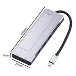 Box esterno 8 in 1 con SSD M.2 NVMe e hub USB 3.2