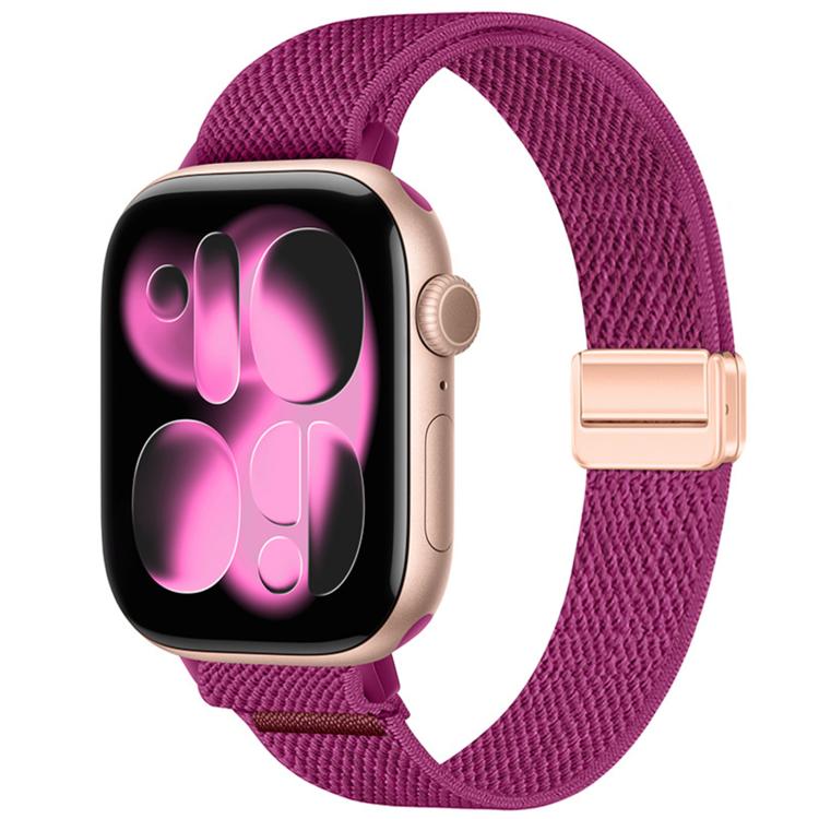 Cinturino nylon elastico con fibbia magnetica per Apple Watch