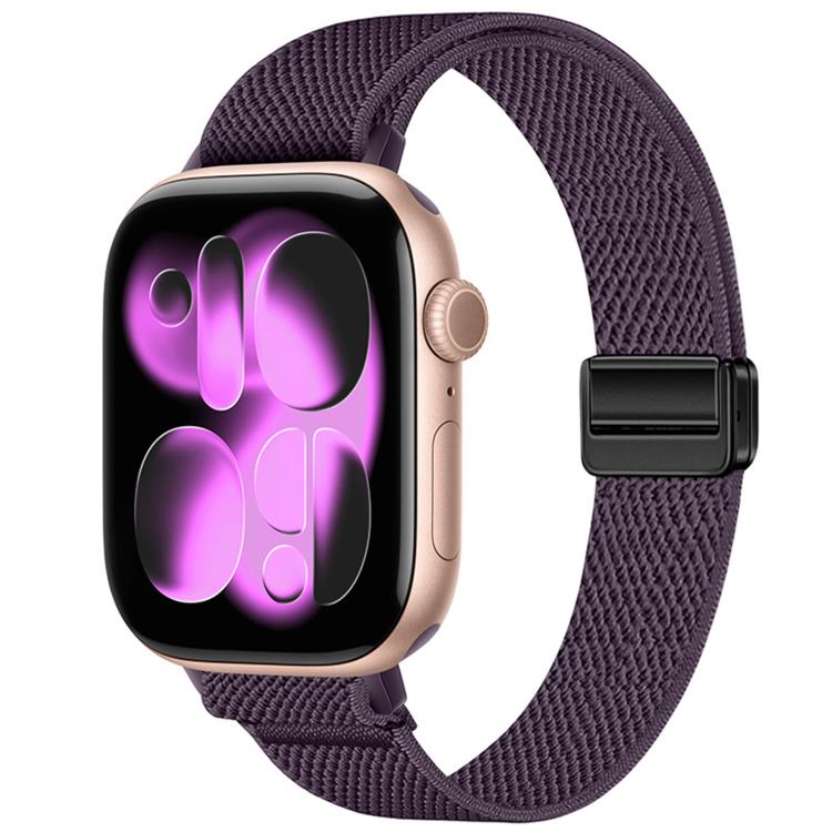 Cinturino nylon elastico con fibbia magnetica per Apple Watch