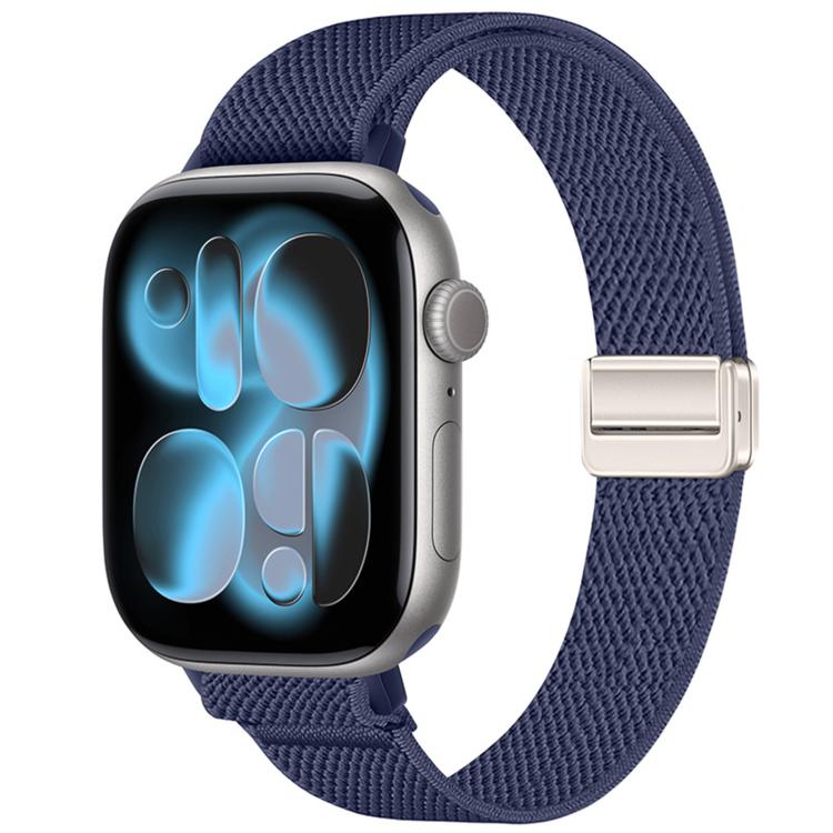 Cinturino nylon elastico con fibbia magnetica per Apple Watch