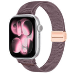 Cinturino nylon elastico con fibbia magnetica per Apple Watch