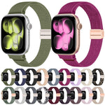 Cinturino nylon elastico con fibbia magnetica per Apple Watch