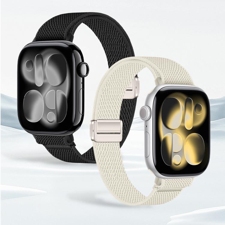 Cinturino nylon elastico con fibbia magnetica per Apple Watch