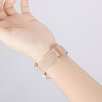 Cinturino nylon elastico con fibbia magnetica per Apple Watch