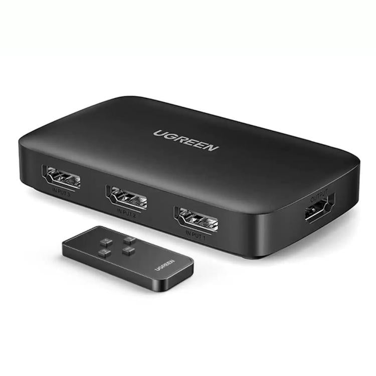 Switch HDMI 3 in 1 4K 30Hz UGREEN con telecomando