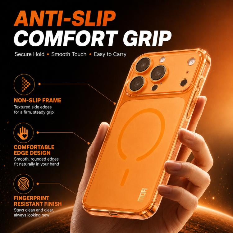 Custodia per telefono MOFI Minimal Series in TPU semitrasparente satinato con pellicola protettiva per obiettivo., For iPhone 16 Pro Max, For iPhone 16 Pro, For iPhone 16, For iPhone 15 Pro Max