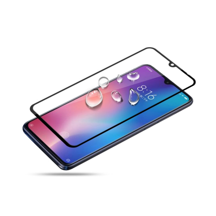 mocolo 0.33mm 9H 2.5D Pellicola in vetro temperato con stampa di seta, For Xiaomi Mi CC9(1pc)