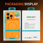 Custodia per telefono MOFI Minimal Series in TPU semitrasparente satinato con pellicola protettiva per obiettivo., For iPhone 16 Pro Max, For iPhone 16 Pro, For iPhone 16, For iPhone 15 Pro Max