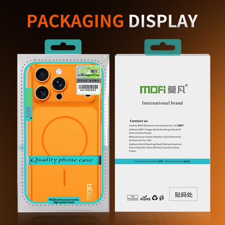 Custodia per telefono MOFI Minimal Series in TPU semitrasparente satinato con pellicola protettiva per obiettivo., For iPhone 16 Pro Max, For iPhone 16 Pro, For iPhone 16, For iPhone 15 Pro Max