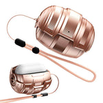Custodia meccanica a capsula spaziale con cinturino per AirPods Pro 3