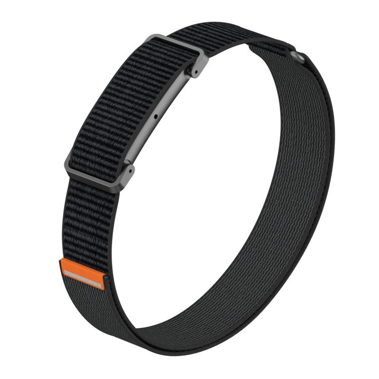 Fascia da braccio regolabile con guscio in metallo, ibrida in nylon e chiusura a strappo., For Google Fitbit Air