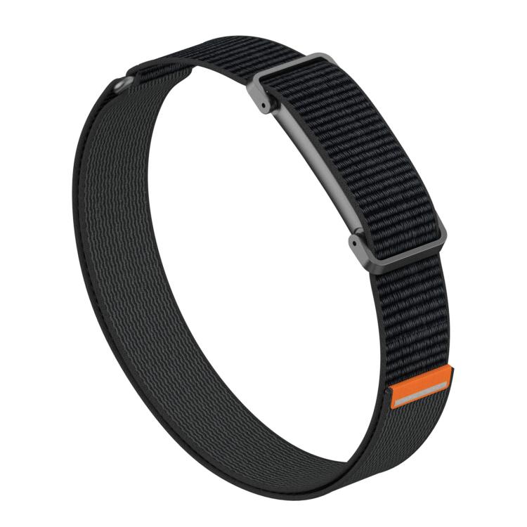 Fascia da braccio regolabile con guscio in metallo, ibrida in nylon e chiusura a strappo., For Google Fitbit Air
