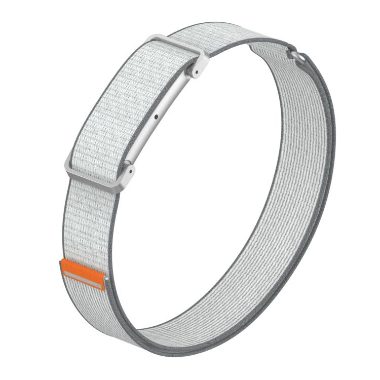 Fascia da braccio regolabile con guscio in metallo, ibrida in nylon e chiusura a strappo., For Google Fitbit Air