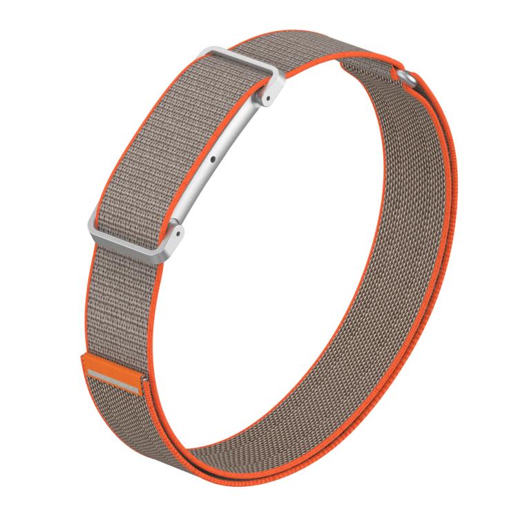 Fascia da braccio regolabile con guscio in metallo, ibrida in nylon e chiusura a strappo., For Google Fitbit Air