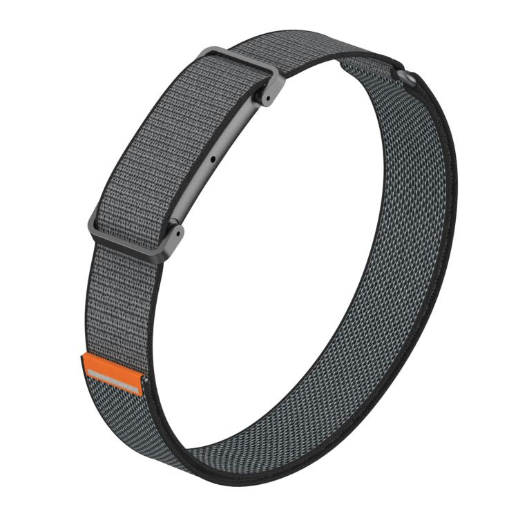 Fascia da braccio regolabile con guscio in metallo, ibrida in nylon e chiusura a strappo., For Google Fitbit Air