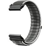 Cinturino per orologio in nylon intrecciato con motivo ondulato e chiusura a strappo., For Gamin 26mm, For Gamin 22mm