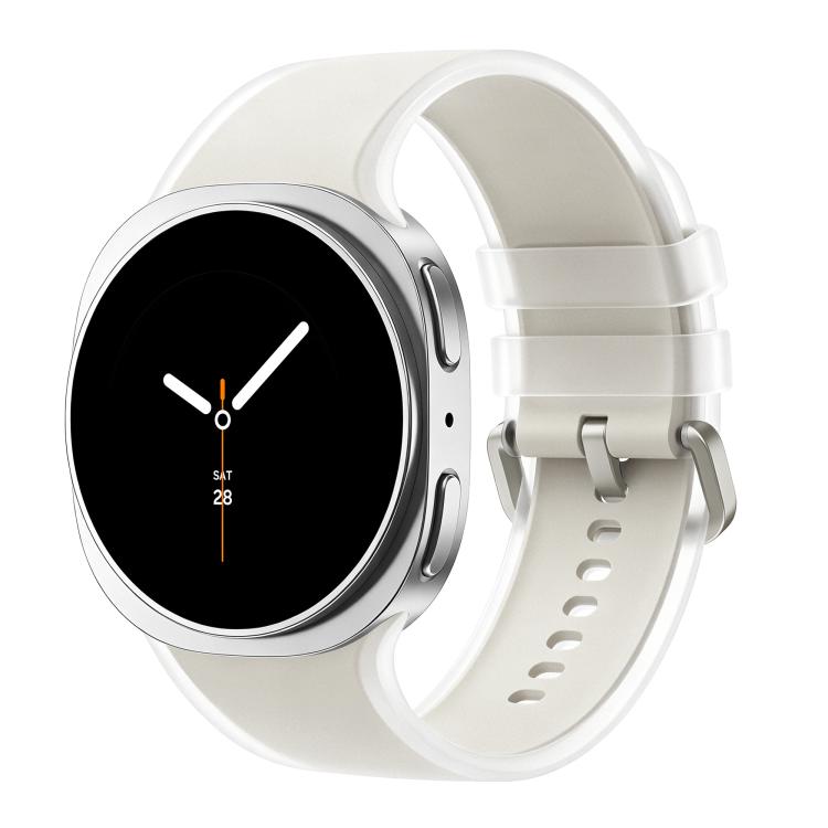Cinturino in silicone traslucido effetto gelatina per Galaxy Watch9/8/8 Classic, L, S