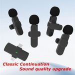 Microfono wireless mini 4 in 1 per registrazione audio fino a 4 persone