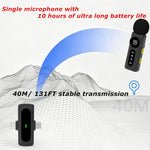 Microfono lavalier wireless J88 con riduzione rumore IA - immagine 6