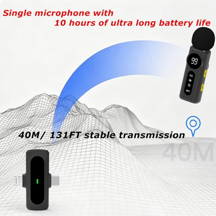 Microfono lavalier wireless J88 con riduzione rumore IA - immagine 6