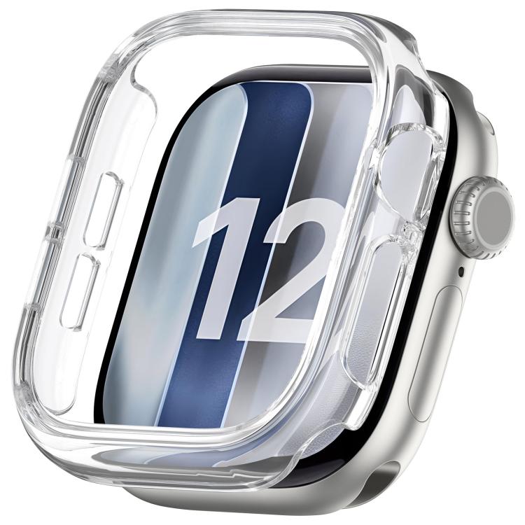 Custodia protettiva per orologio in policarbonato cavo a copertura parziale, For Apple Watch Series 12 46mm, For Apple Watch Series 12 42mm
