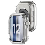 Custodia protettiva per orologio in policarbonato cavo a copertura parziale, For Apple Watch Series 12 46mm, For Apple Watch Series 12 42mm