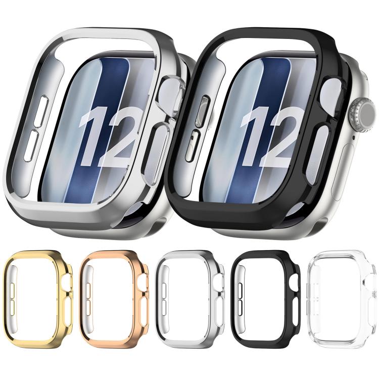 Custodia protettiva per orologio in policarbonato cavo a copertura parziale, For Apple Watch Series 12 46mm, For Apple Watch Series 12 42mm