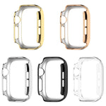 Custodia protettiva per orologio in policarbonato cavo a copertura parziale, For Apple Watch Series 12 46mm, For Apple Watch Series 12 42mm