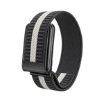 Cinturino per orologio in nylon intrecciato a strisce orizzontali, For WHOOP 5.0 Electrocardiogram, For WHOOP 5.0 Regular