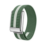 Cinturino per orologio in nylon intrecciato a strisce orizzontali, For WHOOP 5.0 Electrocardiogram, For WHOOP 5.0 Regular