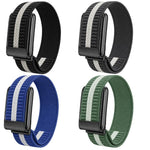 Cinturino per orologio in nylon intrecciato a strisce orizzontali, For WHOOP 5.0 Electrocardiogram, For WHOOP 5.0 Regular
