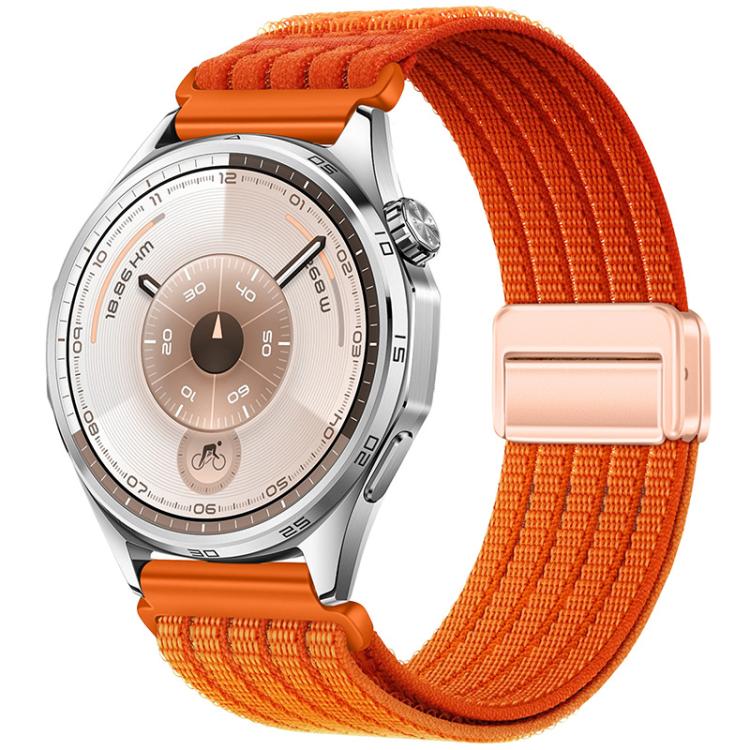Cinturino per orologio in nylon traspirante a cinque maglie con chiusura magnetica., 22mm, 20mm