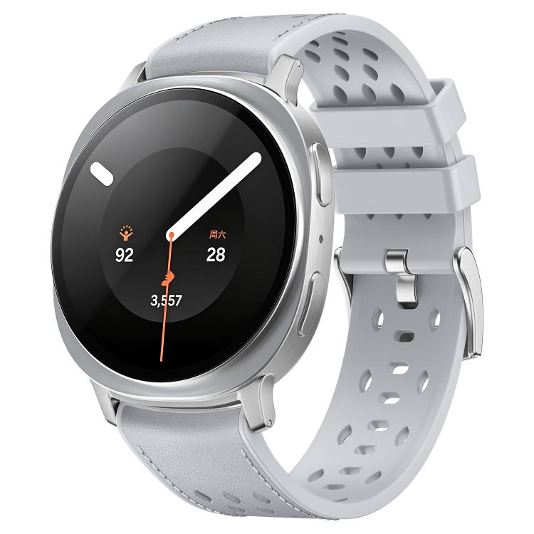 Cinturino per orologio in silicone rivestito in ecopelle a rete, For Galaxy Watch9 / 8 / 8 Classic