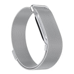 Cornice integrata in plastica trasparente satinata, cinturino milanese in acciaio inossidabile., For Google Fitbit Air