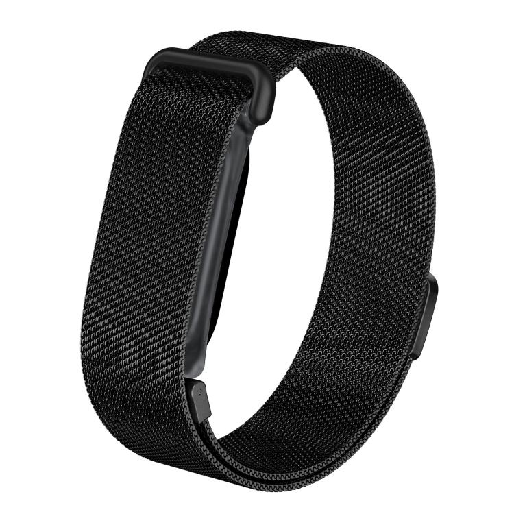 Cornice integrata in plastica trasparente satinata, cinturino milanese in acciaio inossidabile., For Google Fitbit Air