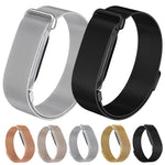 Cornice integrata in plastica trasparente satinata, cinturino milanese in acciaio inossidabile., For Google Fitbit Air