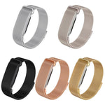 Cornice integrata in plastica trasparente satinata, cinturino milanese in acciaio inossidabile., For Google Fitbit Air