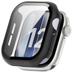 Custodia protettiva per orologio con pellicola temperata integrata in PC., For Apple Watch Series 12 46mm, For Apple Watch Series 12 42mm