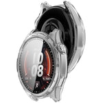Custodia protettiva per orologio in PC con pellicola temperata integrata, stile a scala,, For Honor Watch 6 / 6 Plus