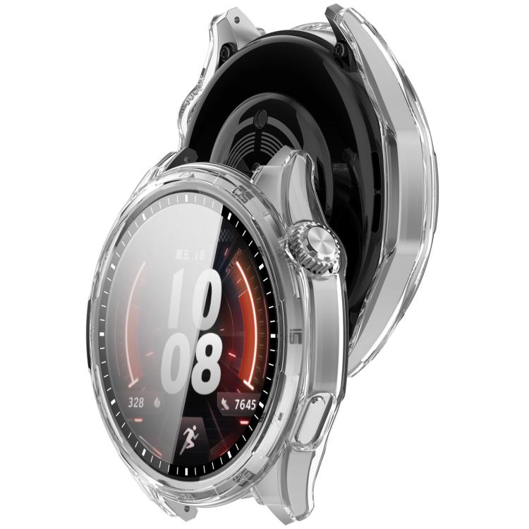 Custodia protettiva per orologio in PC con pellicola temperata integrata, stile a scala,, For Honor Watch 6 / 6 Plus