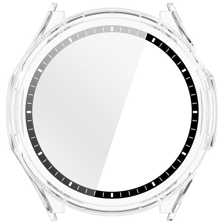 Custodia protettiva per orologio in PC con pellicola temperata integrata, stile a scala,, For Honor Watch 6 / 6 Plus