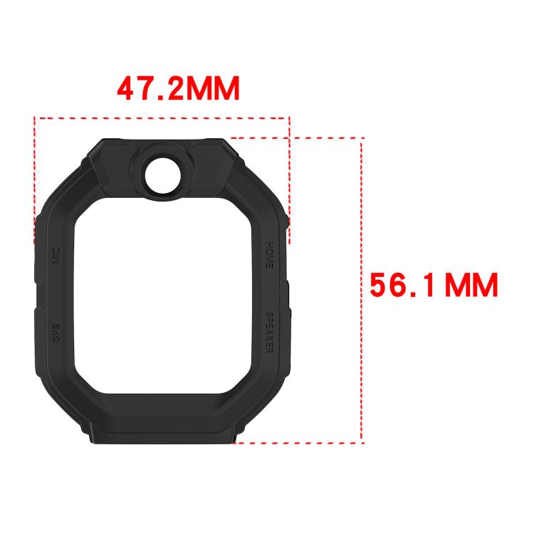 Custodia protettiva per orologio in policarbonato cavo a copertura parziale, For Redmi Kids Watch Pro