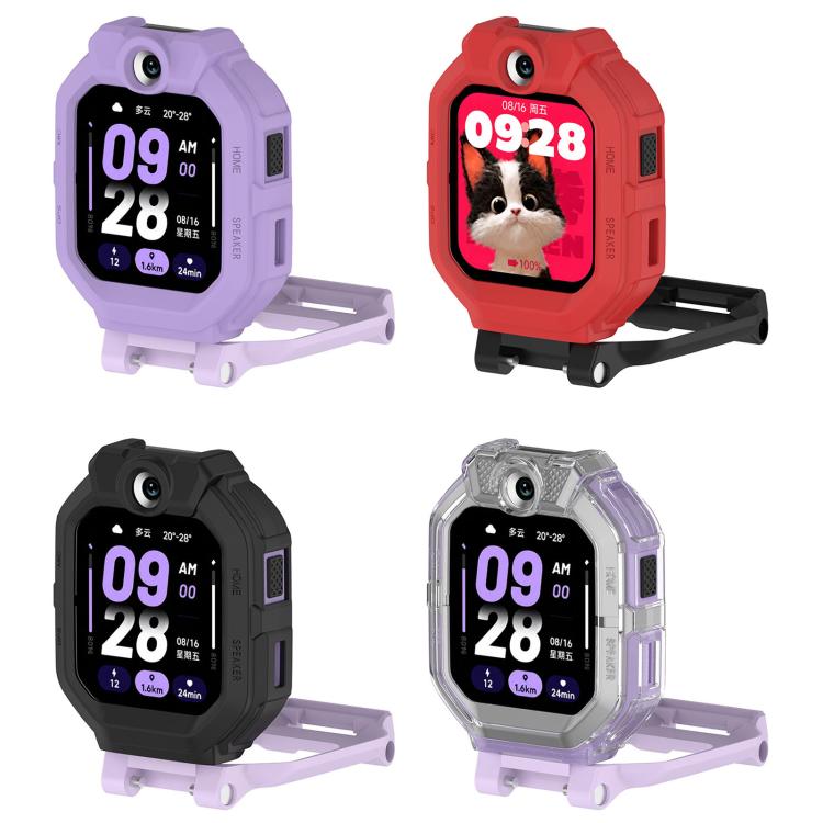 Custodia protettiva per orologio in policarbonato cavo a copertura parziale, For Redmi Kids Watch Pro