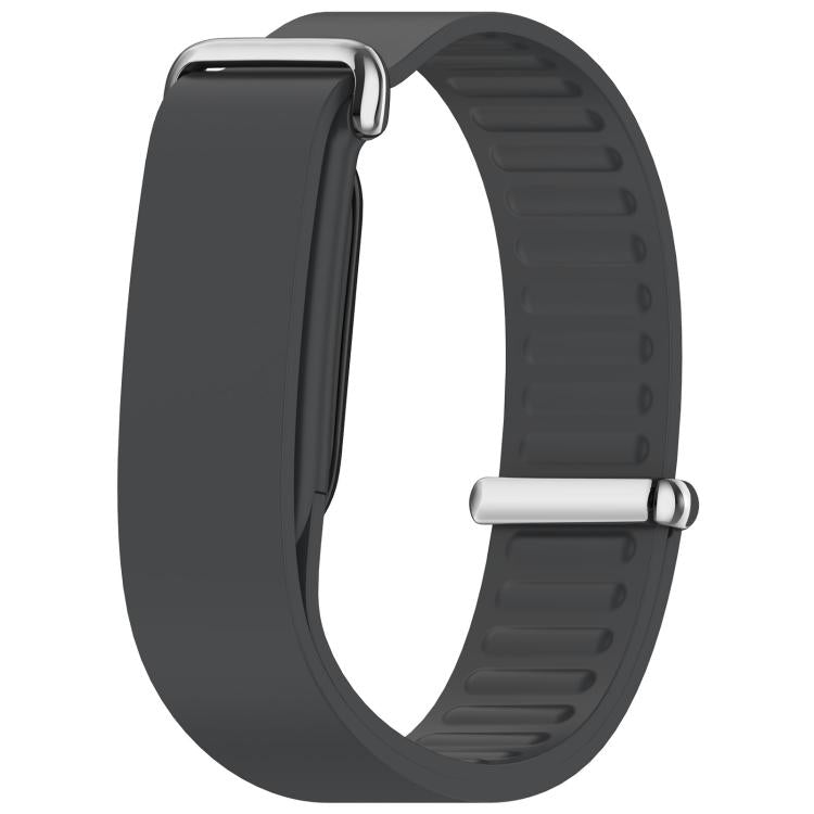 Cinturino per orologio in silicone con fibbia in metallo e texture ondulata., For Google Fitbit Air
