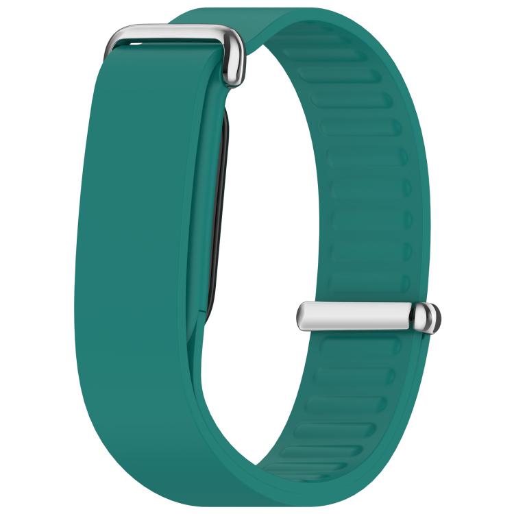 Cinturino per orologio in silicone con fibbia in metallo e texture ondulata., For Google Fitbit Air