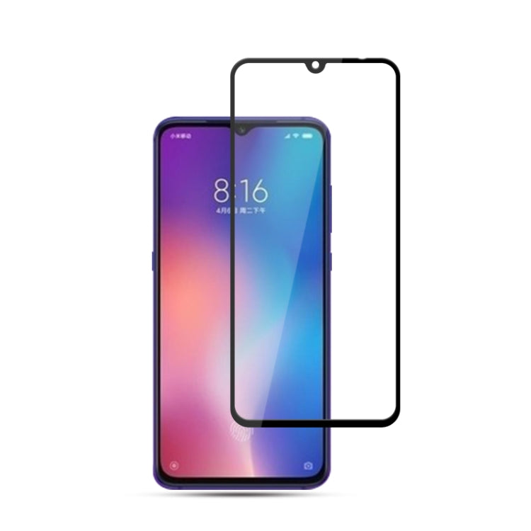 2 pezzi mocolo 0.33mm 9H 2.5D Full Glue Pellicola in vetro temperato, for Xiaomi Mi CC9, for Huawei Nova5 / Nova5 pro